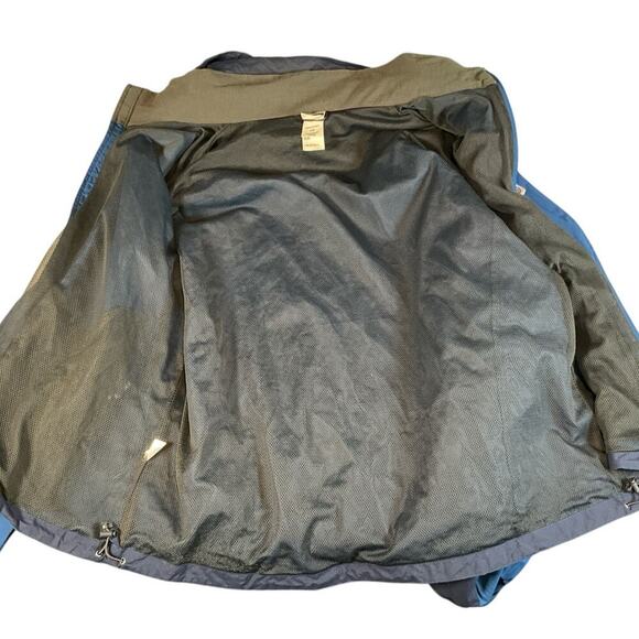 The North Face Mens LG Blue Combo Windbreaker Hydrenalite WindProof Breathable - Picture 4 of 9